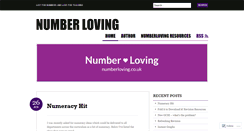 Desktop Screenshot of numberloving.com